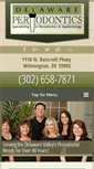 Mobile Screenshot of delawareperiodontics.com
